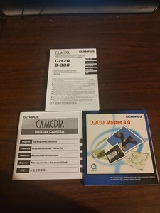 Olympus CAMEDIA C-120/D-380 Digitalkamera Handbuch, Kurzanleitung etc. - Bild 1 von 1