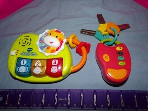 V-TECH Tummy Time Discovery TOY No pillow & PARENTS REMOTE KEYS SOUNDS - Picture 1 of 4