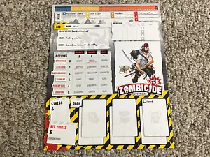 Zombicide: Chronicles RPG Nico The Sandwich Guy ID Sheet - CMON, 2021 - Picture 1 of 1