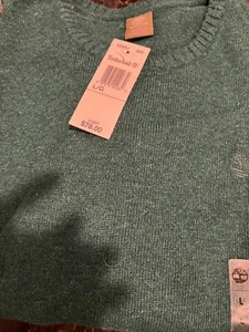 Suéter Pullover Timberland Cuello Redondo-Verde Grande - Imagen 1 de 2
