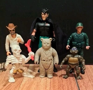Vintage Action Figure Lot Kenner Fisher Price Star Wars DC Comics - Picture 1 of 12