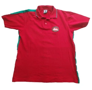Vintage NRL South Sydney Rabbitohs Men's Medium Polo Shirt Embroidered Team Logo - Picture 1 of 7
