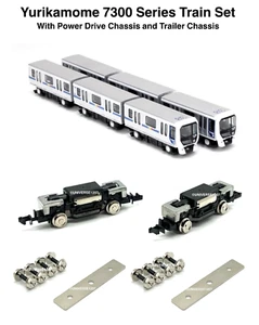 N Scale Tomytec Yurikamome 7300 Series AGT 6 Car Train Set w/Power Drives Wheels - Picture 1 of 16