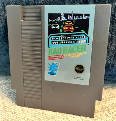 Rad Racer - 5 Screw (Nintendo Entertainment System, 1987) Tested and Working! - Image 1 of 4