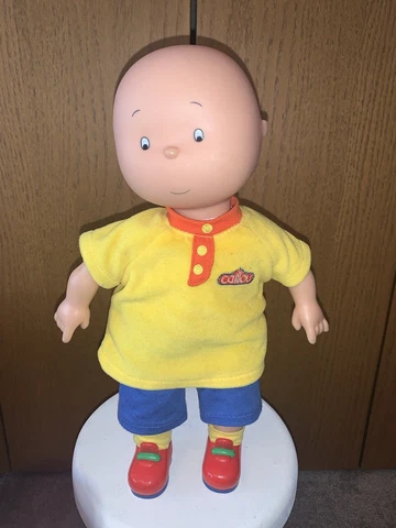 Caillou Doll Toy 14" Classic Removable Clothes PBS Kids Vintage 2010 Cover