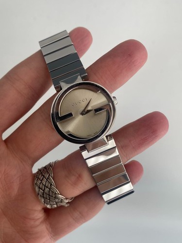 Orologio da polso donna Gucci 29 mm cinturino acciaio 133 5 (senza scatola)
