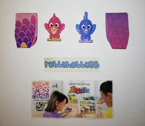 SERIE COMPLETA UCCELLI (VV018 - VV019) + 2 BPZ KINDER SORPRESA ITALIA 2020/2021 - Picture 1 of 1