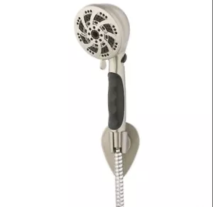 Brushed Nickel Oxygenics Fury RV Hand held Shower Head 5 Flow Control Settings - Foto 1 di 5