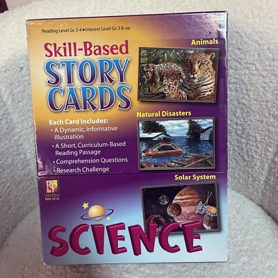 Remedia Skill Based Story Cards 3rd-4th Gr Reading Comprehension Homeschool Set - Image 1 of 4