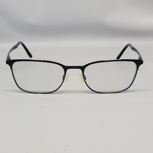 Giorgio Armani AR 5054 3001 Satin Black Square Eyeglasses Frames 53 18 145 Italy