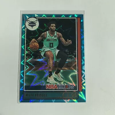 2021-22 NBA Hoops Teal Explosion #190 Miles Bridges - Charlotte Hornets - Image 1 of 2