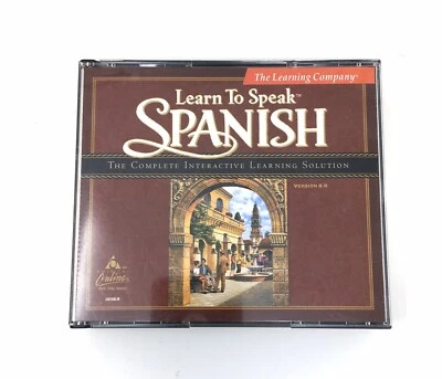 The Learning Company LEARN TO SPEAK SPANISH  Version 8.0 4 Discs 1999 - Image 1 of 4