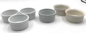 Ramekins World Market And Unbranded Lot Of 6 Ceramic Assorted Sizes - Picture 1 of 14