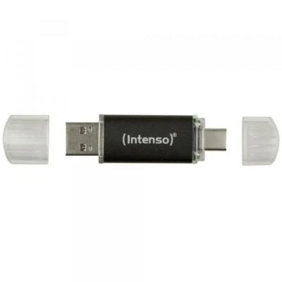 Intenso USB Stick 32GB Speicherstick Twist Line USB 3.2 Gen. 1x1 USB-A / C bulk - Bild 1 von 3
