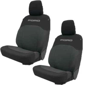 Genuine Ford Ranger Next Gen Front Fabric Seat Covers "Ford" XL XLS XLT Raptor - Picture 1 of 2