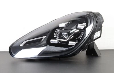 ¡Todas las pestañas! Faro LED 2015 2016 2017 2018 Porsche Cayenne LH conductor izquierdo OEM Foto 1 de 4