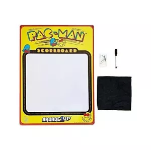 PAC-MAN Blechanzeigetafel mit trocken abwischbarem Kit ARCADE1up Whiteboard Montagesatz - Bild 1 von 2