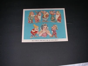 Disney Original Schneewittchen Mini-Filmplakat von 1937 - Bild 1 von 2