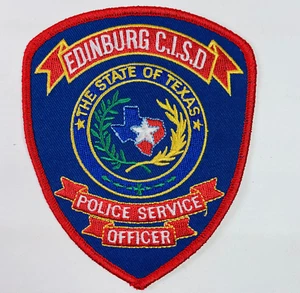 Parche Frontera Roja A6 Oficina de Servicio de Policía Escolar de Edinburg Texas TX - Imagen 1 de 2