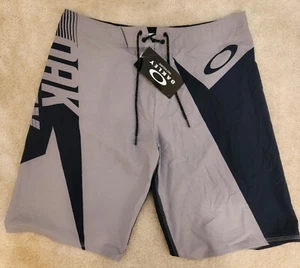 Pantalones cortos grises Oakley Moto Slab 21 pulgadas talla 33 para hombre - Imagen 1 de 6