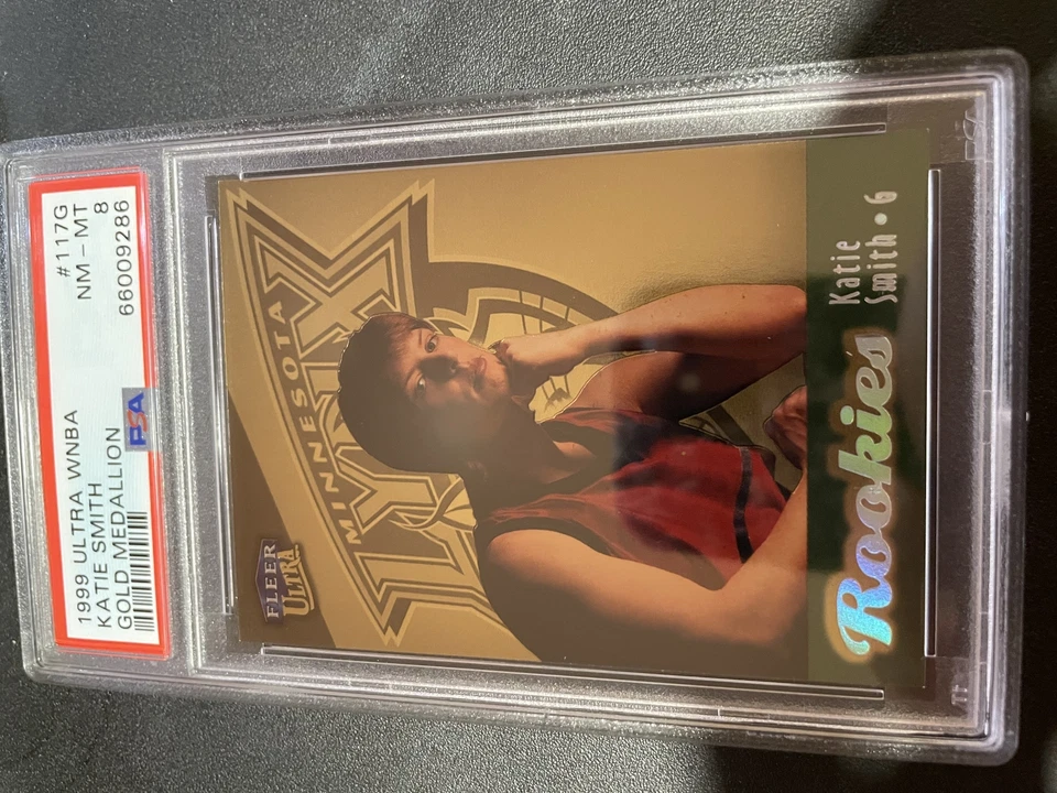 1999 Ultra WNBA Katie Smith Gold Medallion RC PSA 8 - Image 1 of 1