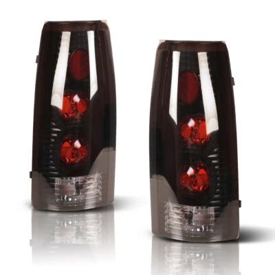 Tail Lights for 1988-1998 Chevy GMC C/K 1500 2500 3500 Black Smoke Brake Lamps Foto 1 de 4