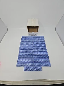 JEFFREY COURT Rope Twist Spruce Arched Tiles English Blue 6"x 1.25" 23-Tiles NEW - Picture 1 of 14