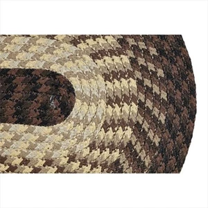 Better Trends BRAL58CH Alpine Braided Rug  Chocolate - 5 in. - Picture 1 of 1