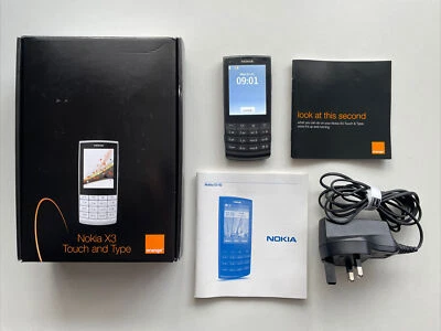 Nokia X3-02 Smartphone - Dark Metal. BOXED. In LNC. Orange Network - Image 1 of 4