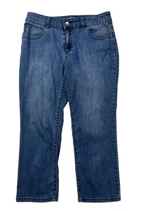 Chico’s Platinum Denim 0.5 Womens US Size 6 Ultimate Fit Capri Jeans - Picture 1 of 24