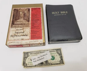NELSON Imperial Reference Bible KJV - Black Genuine Leather - IN PLASTIC - READ - Bild 1 von 8