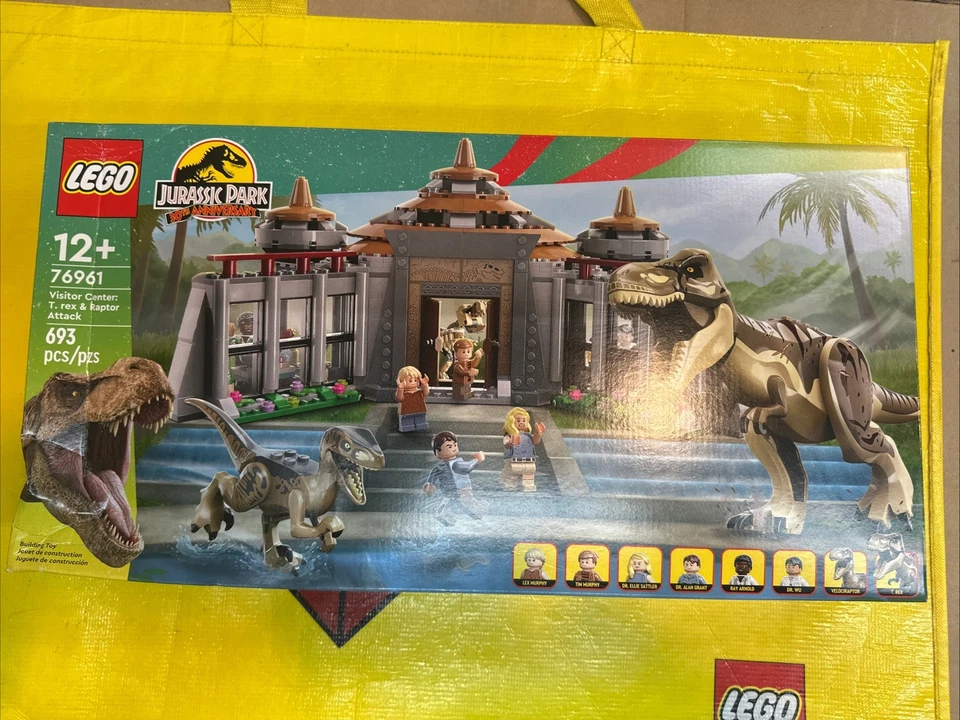 LEGO Jurassic Park Visitor Center: T Rex & Raptor Attack 76961 NEW Free Shipping - Image 1 of 4
