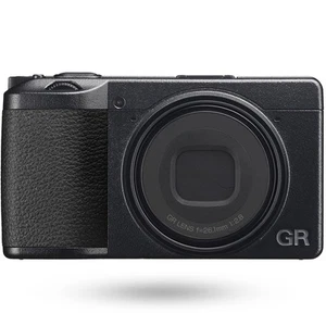 Ricoh GR IIIx, Black, Digital Compact Camera with 24MP APS-C Size CMOS Sensor - Picture 1 of 5