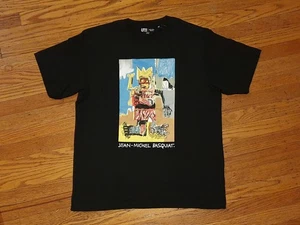 Schwarzes Uniqlo X Basquiat T-Shirt Größe M Neu mit Etikett - Bild 1 von 8