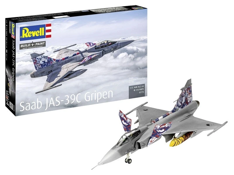 Revell 03776 - 1/72 Saab JAS-39C Gripen - Nuovo - Immagine 1 di 1