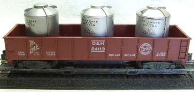 1957-59 AF 24113 D&H Tuscan Gondola Delaware & Hudson AMERICAN FLYER S-gauge. 11 - Image 1 of 4