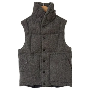 ENGINEERED GARMENTS Wool Down Vest XS Gray 700FP Goose Canada F/S - Picture 1 of 8