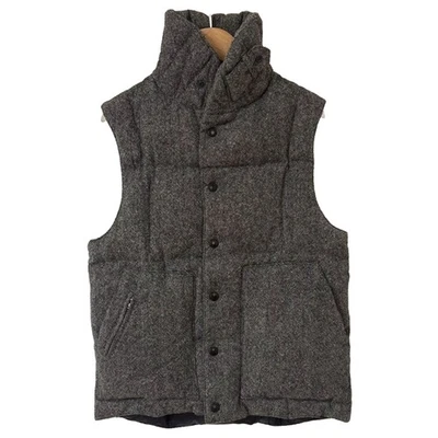 ENGINEERED GARMENTS Wool Down Vest XS Gray 700FP Goose Canada F/S - Image 1 of 4