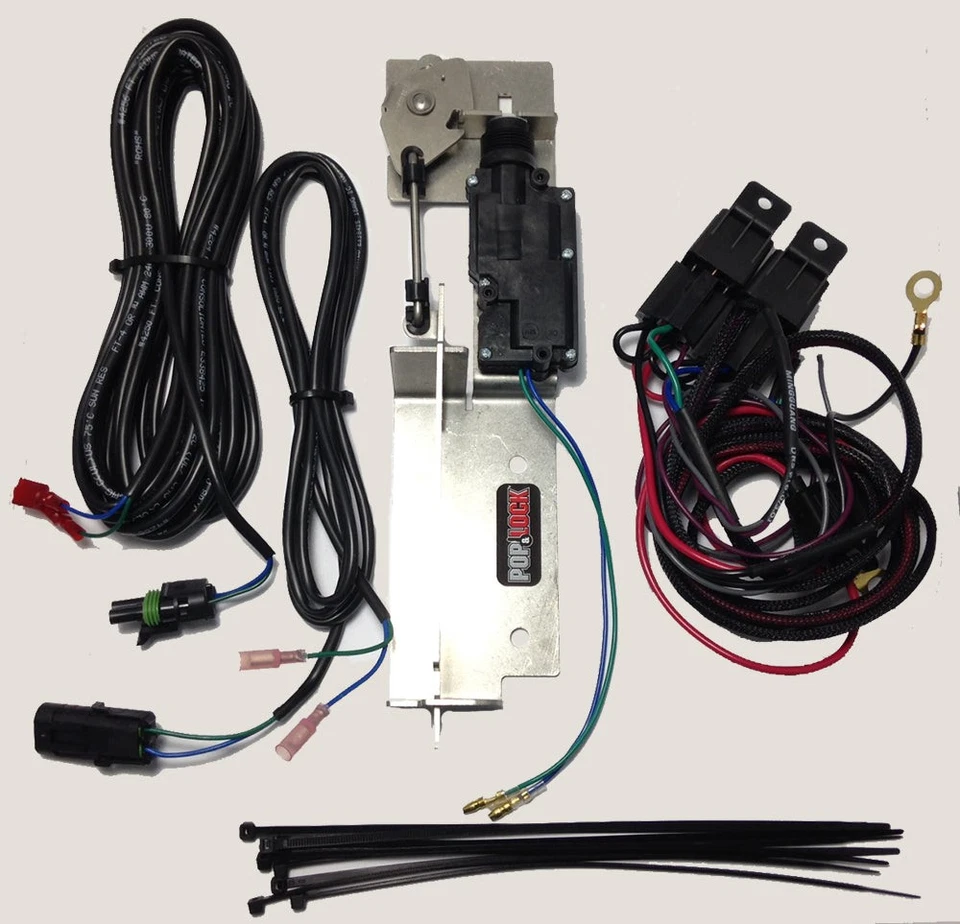 Pop & Lock PL8120Q 黑色动力尾门锁 2008 - 2013 年 GMC Sierra 8 英尺床 — 第 1/2 张图片