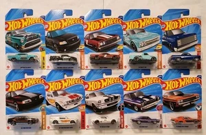HOT WHEELS SET OF 10 MUSCLE FORD SHELBY CHEVY DODGE - Picture 1 of 11