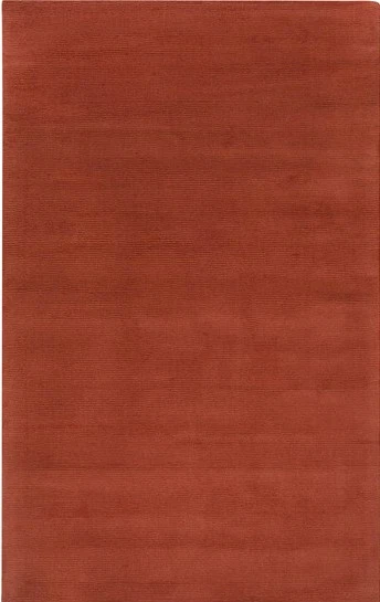 Carpet Orange 5 x 8 Hand Made Contemporary Wool Area Rug - Approx 5' x 8' - Image 1 of 1