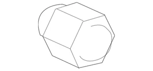 Genuine Nissan Wheel Nut 40224-ZP50A - Picture 1 of 3
