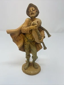 Vtg Fontanini JOSIAH #329 Bagpiper Depose Italy Nativity Figure 7.5" Spider Mark - Picture 1 of 8