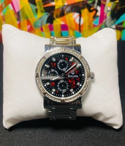 Bulova 96E04 personalizzato MOD * accento diamante* - Foto 1 di 5
