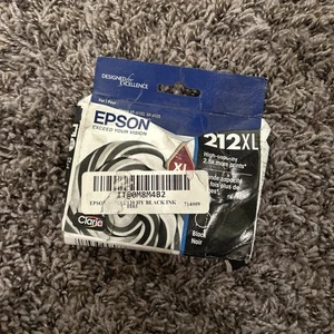 Epson 212XL schwarze Tintenpatrone mit hoher Kapazität T212XL120 Ablaufdatum - Bild 1 von 2