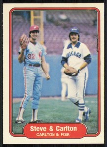 1982 Fleer #632 Steve Carlton/Carlton Fisk