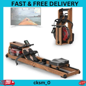 JOROTO Water Rowing Machine for Home Use, Oak Wood Foldable Rower Machine 330lbs - Picture 1 of 17