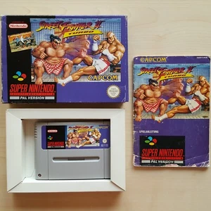 Street Fighter 2 II Turbo in OVP mit Anleitung Super Nintendo SNES Spiel PAL - Bild 1 von 16