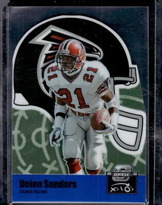 2022 Panini Contenders Optic #XO-59 Deion Sanders Xs and Os Blue #/99 - Image 1 of 2