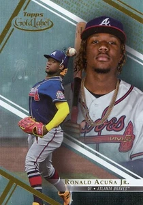 2021 Topps Gold Label - Ronald Acuña Jr. #55 Class 2 Braves - Picture 1 of 1